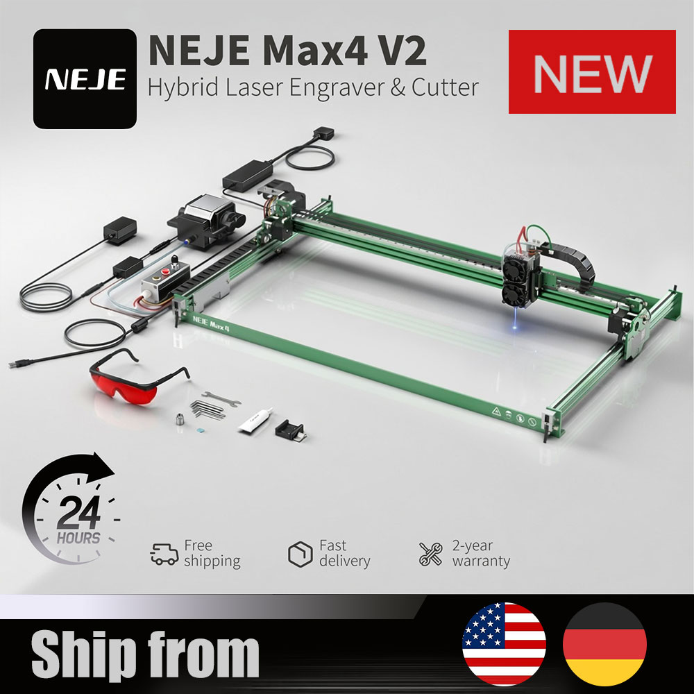 Industrial Grade Laser Engraver - NEJE Max4 V2 E80 80W Lazer