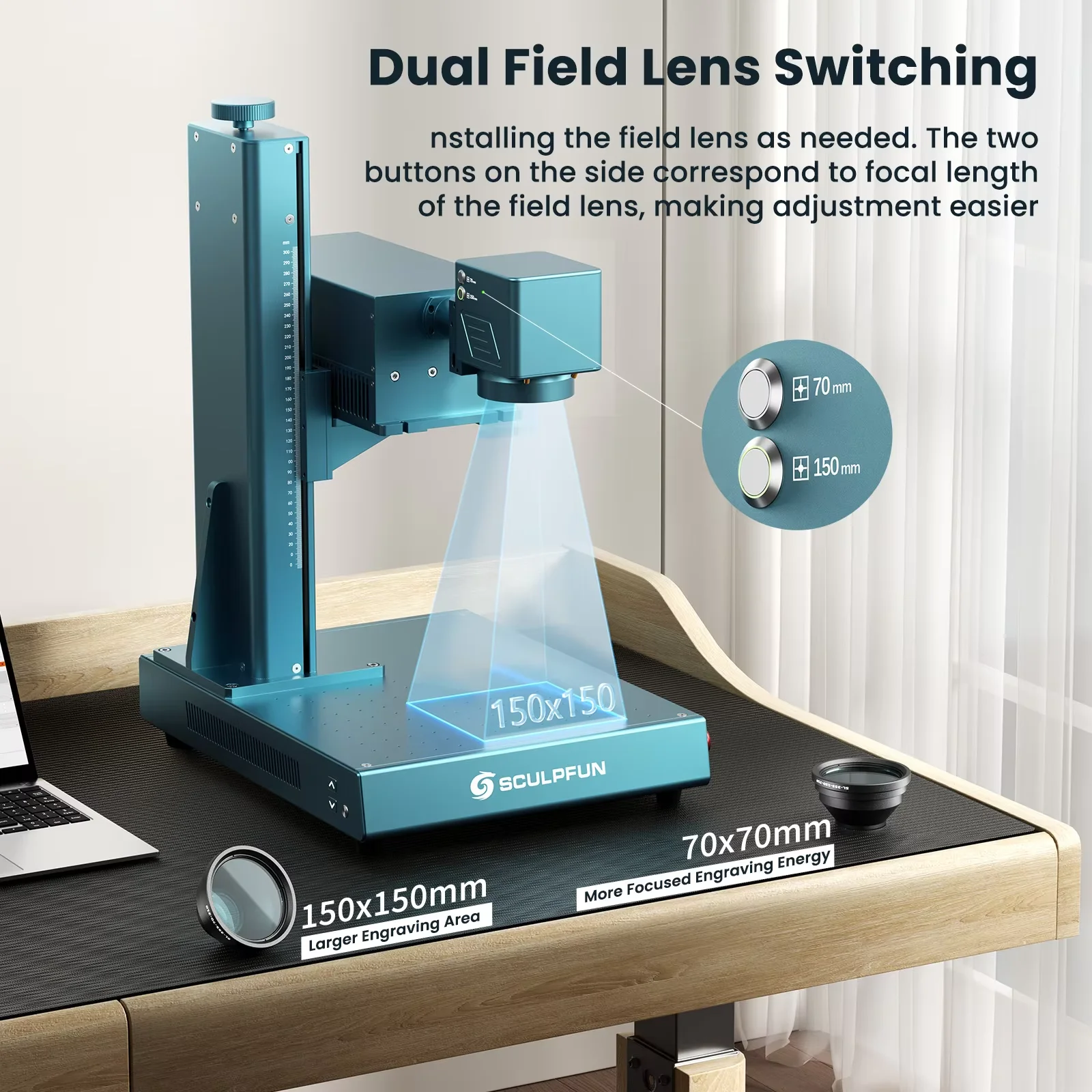 Industrial Grade Laser Engraver - SCULPFUN V5 UV Lazer Gravür Makinesi