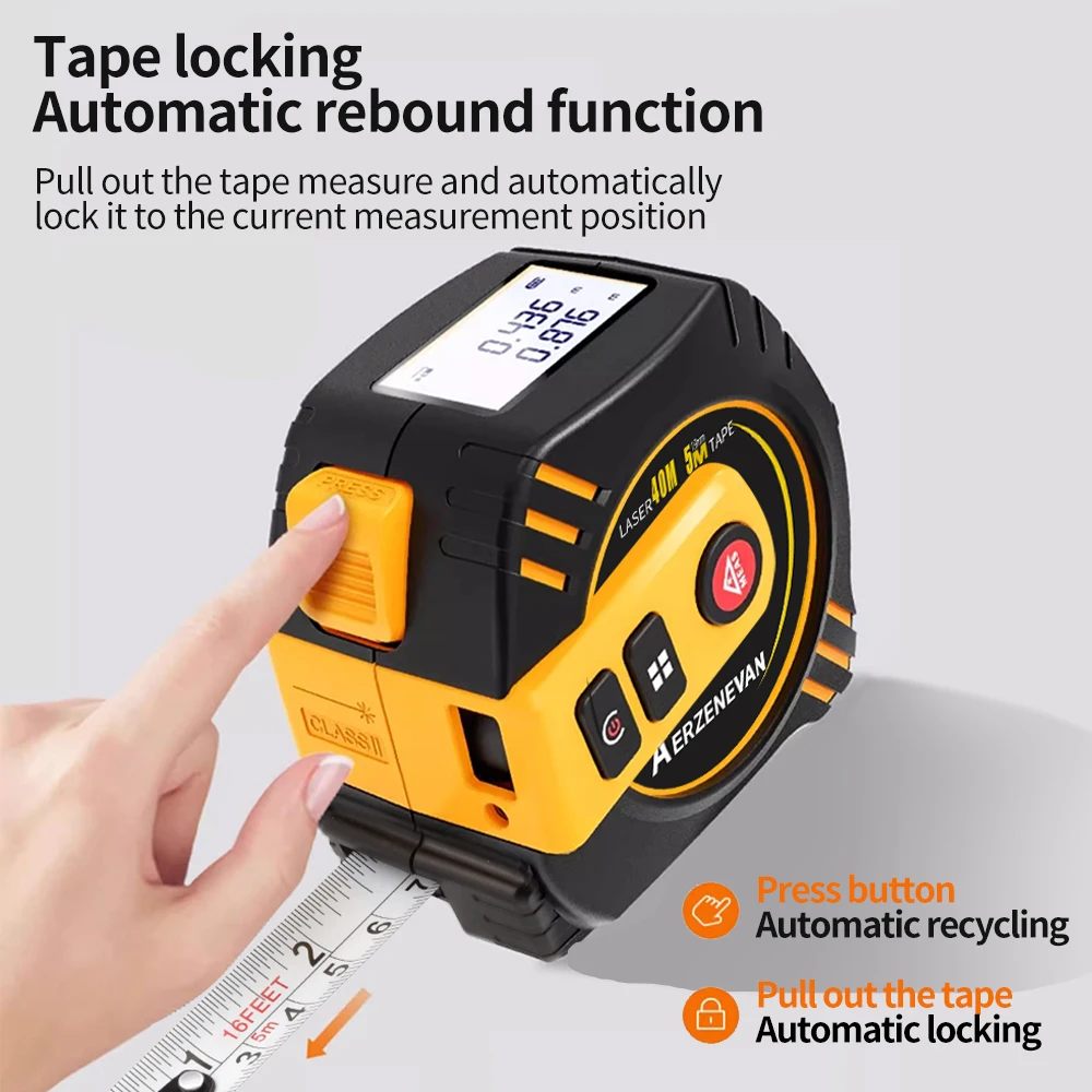Industrial Laser Sensor - 80m Lazer Mezura Cihazı Lazer Mesafe