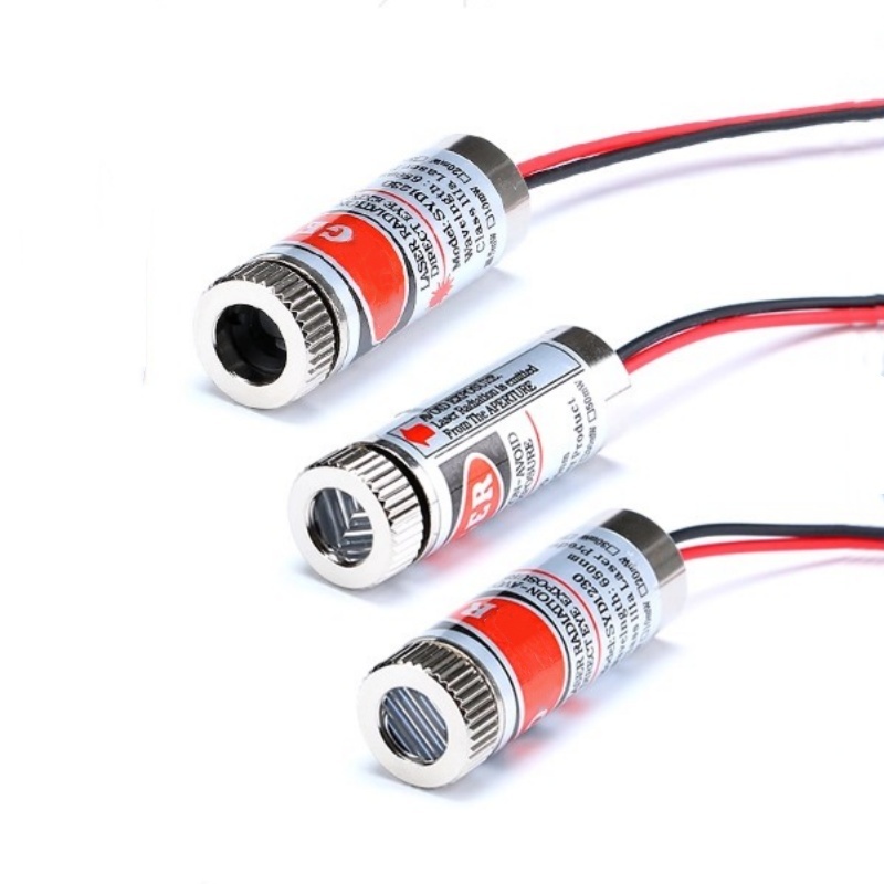 Industrial Laser Line Module - 650nm 5mW Kırmızı Nokta / Çizgi