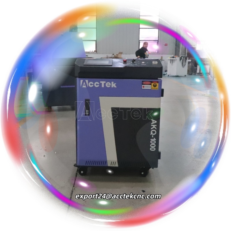 Industrial Laser Paint Remover - Güçlü 1000w Darbeli Lazer Temizleme Makinesi