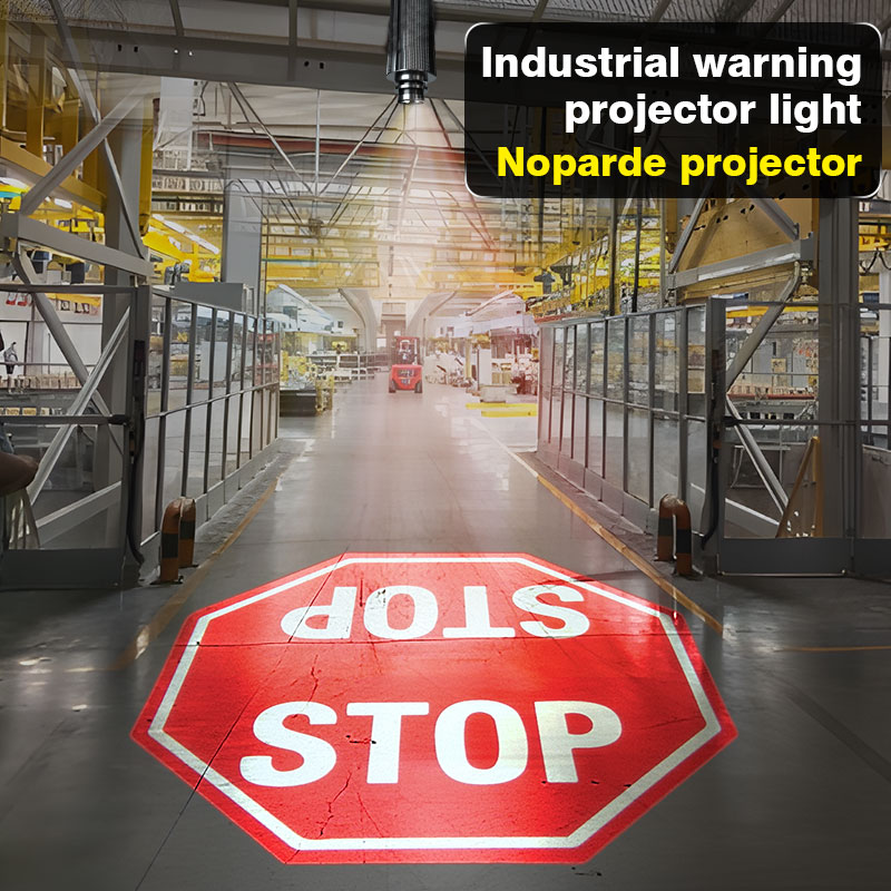 Industrial Laser Line Projector - Noparde Özelleştirilmiş LED Dur İşareti Gobo