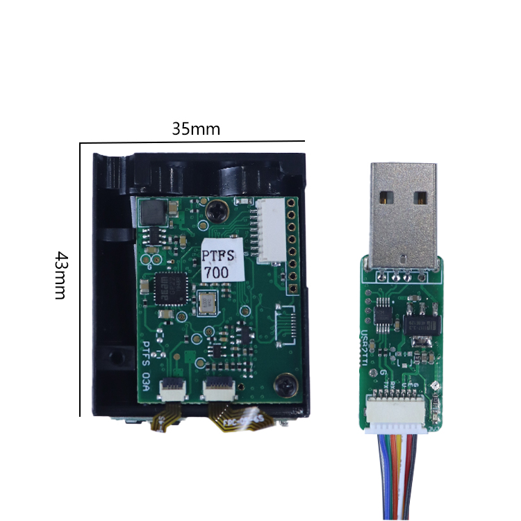 Industrial Laser Measuring Device - TOF Lazer Mesafe Sensörü Modülü Lazer