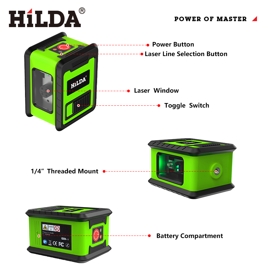 HILDA Lazer Seviye Ölçer 2 Sat - Industrial Laser Measurement incelemesi ve fiyatı