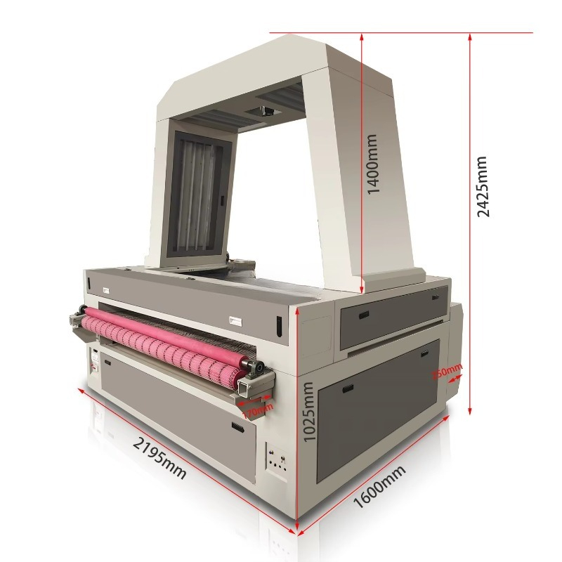 1610 CCD Kameralı Lazer Kesim  - Industrial Laser Fabric Cutting Machine incelemesi ve fiyatı
