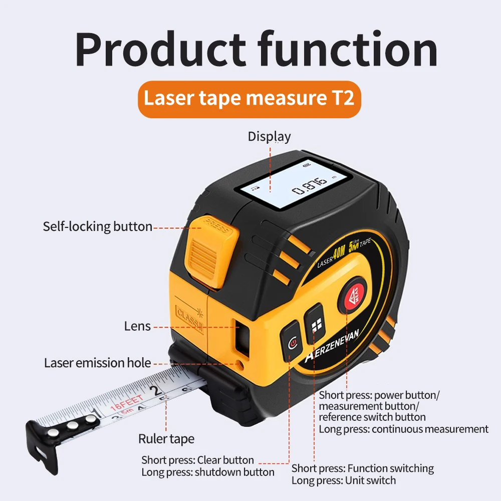 80m Lazer Mezura Cihazı Lazer  - Industrial Laser Sensor incelemesi ve fiyatı