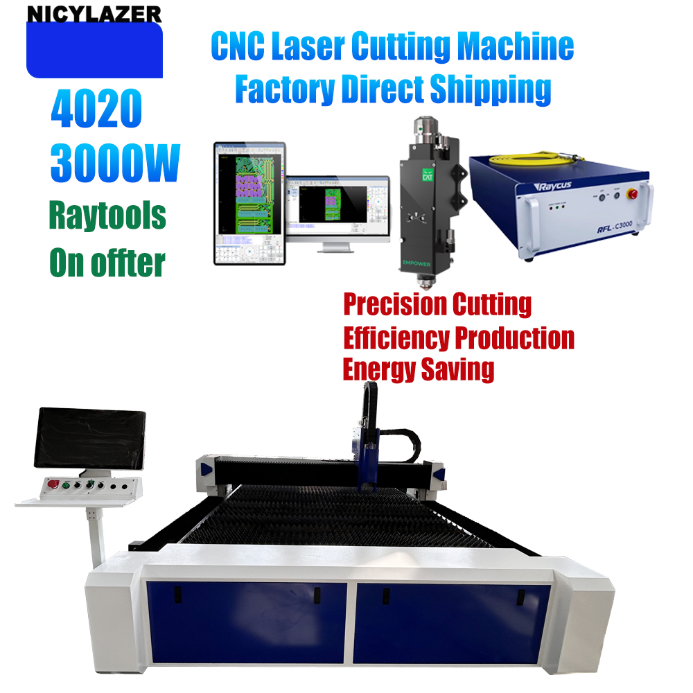 NICYLAZER CNC 3000W 4020 Fiber - Industrial Fiber Laser Cutting Machine incelemesi ve fiyatı