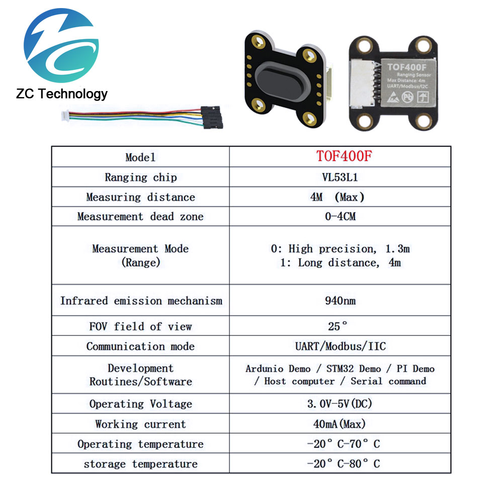 VL6180/VL53L0/VL53L1 Uçuş Süre - Industrial Laser Measurement incelemesi ve fiyatı