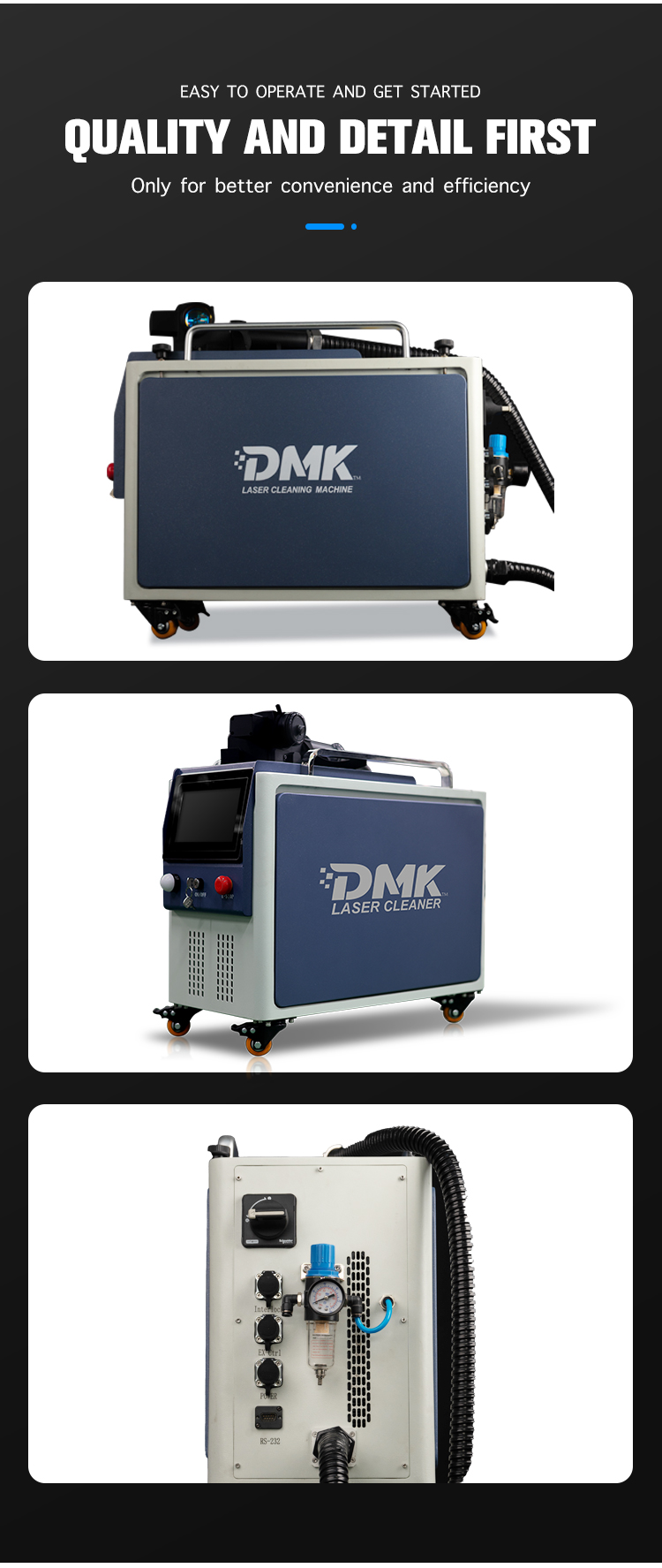 DMK 100W 200W 300w Darbeli Laz - Industrial Laser Paint Remover incelemesi ve fiyatı