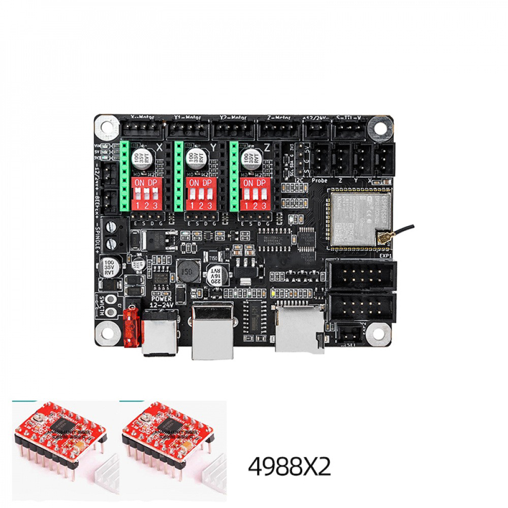 12V/24V Küçük DIY Lazer Gravür - Controller Grbl Board incelemesi ve fiyatı