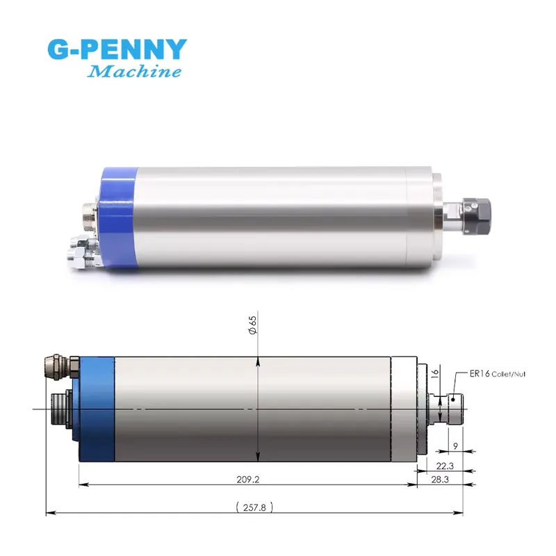 Özelleştirilebilir G-PENNY 110 - Cnc Spindle Motor incelemesi ve fiyatı