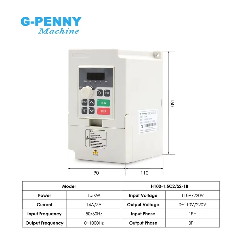 Özelleştirilebilir G-PENNY 110 - Cnc Spindle Motor incelemesi ve fiyatı