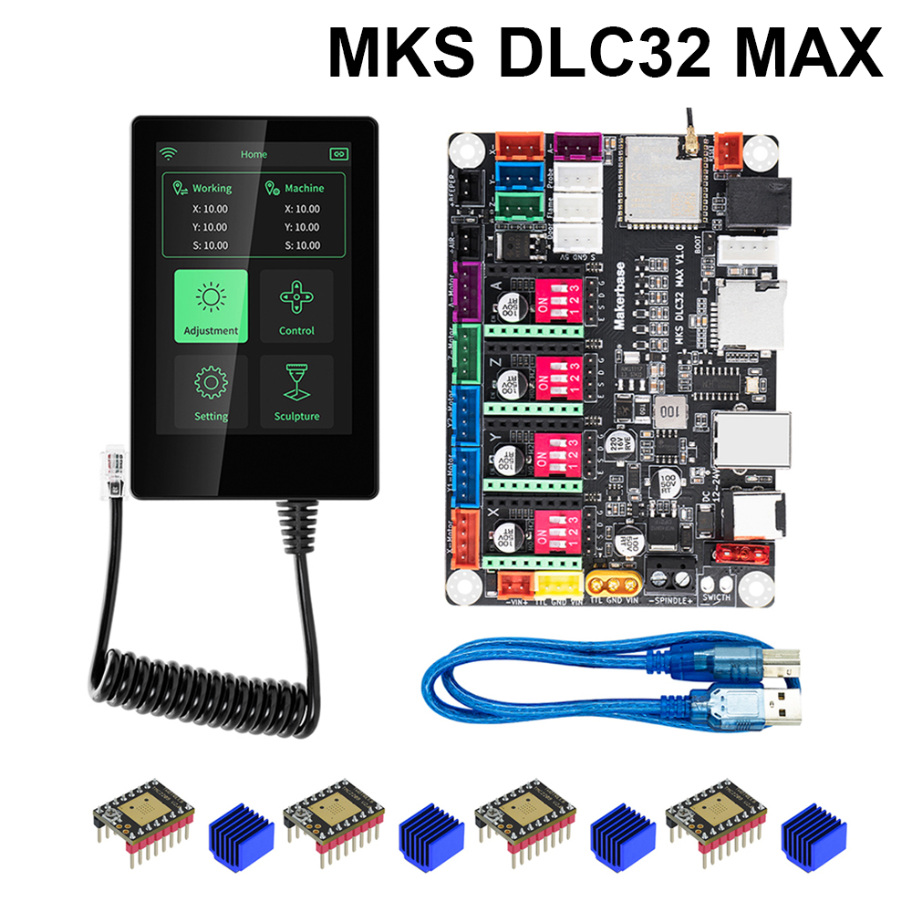 Makerbase MKS DLC32 MAX TMC220 - Controller Grbl Board incelemesi ve fiyatı