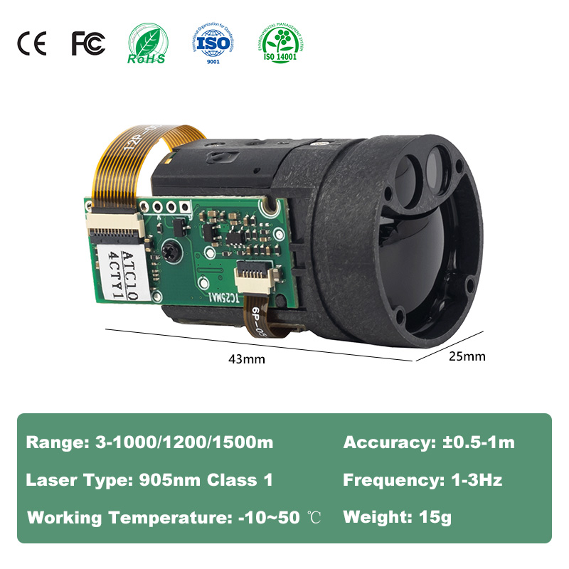 Hafif 1000m Gece Görüşlü Uzun  - Industrial Laser Measuring Device incelemesi ve fiyatı