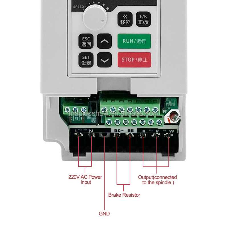 1.5kw 110v/220v/380vac İnvertö - Cnc Spindle Motor incelemesi ve fiyatı